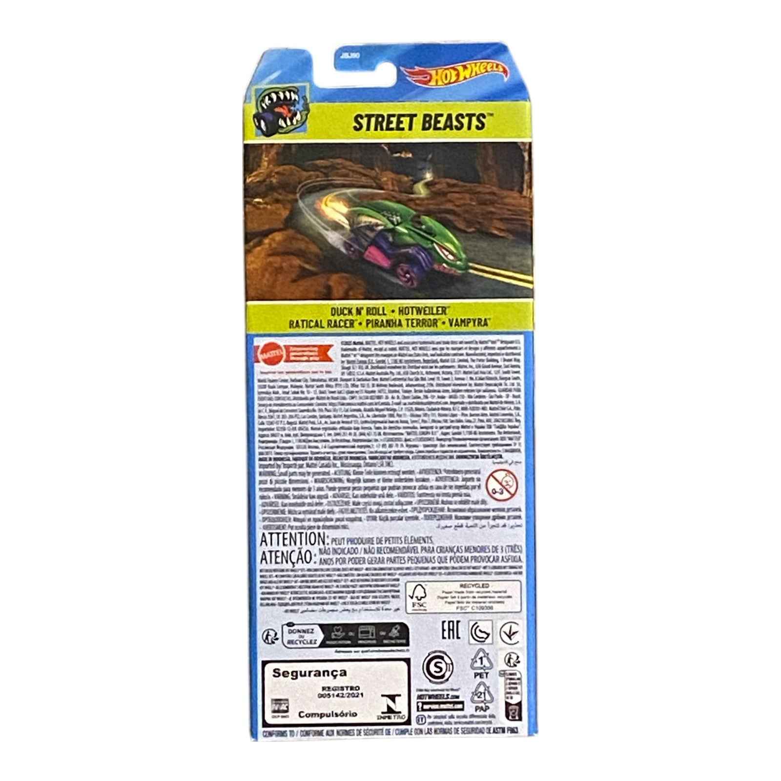 Hot Wheels Street Beasts 5-Pack