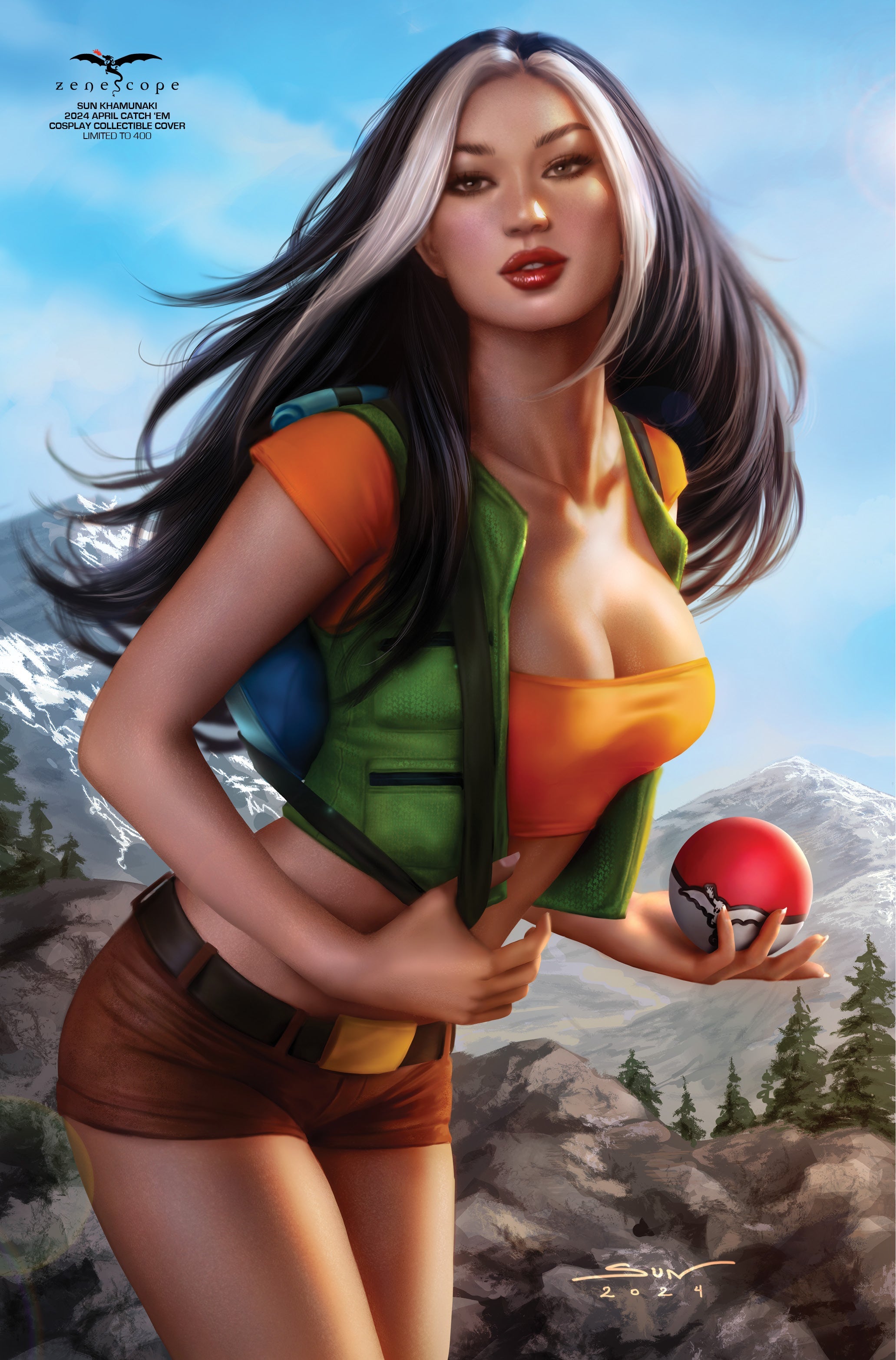 Sun Khamunaki - 2024 April Catch 'Em Cosplay Collectible Cover - LE 400