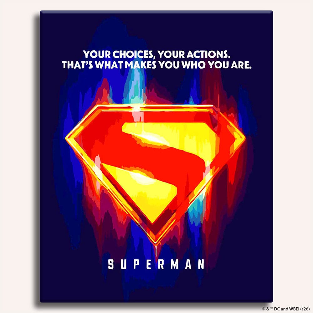 Superman Logo - Paint By Numbers Kit