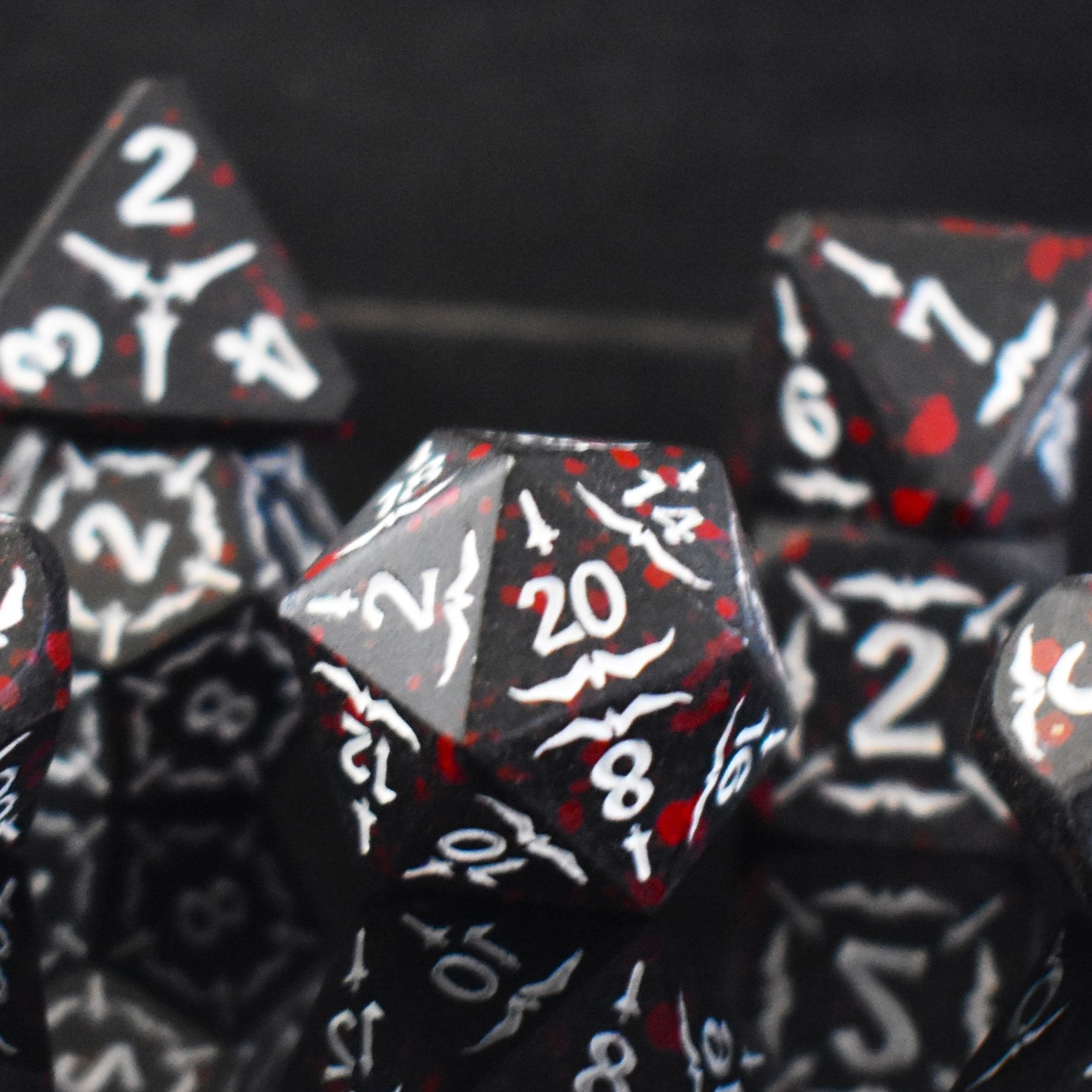 Sword of the Blood Hunter Metal Dice Set