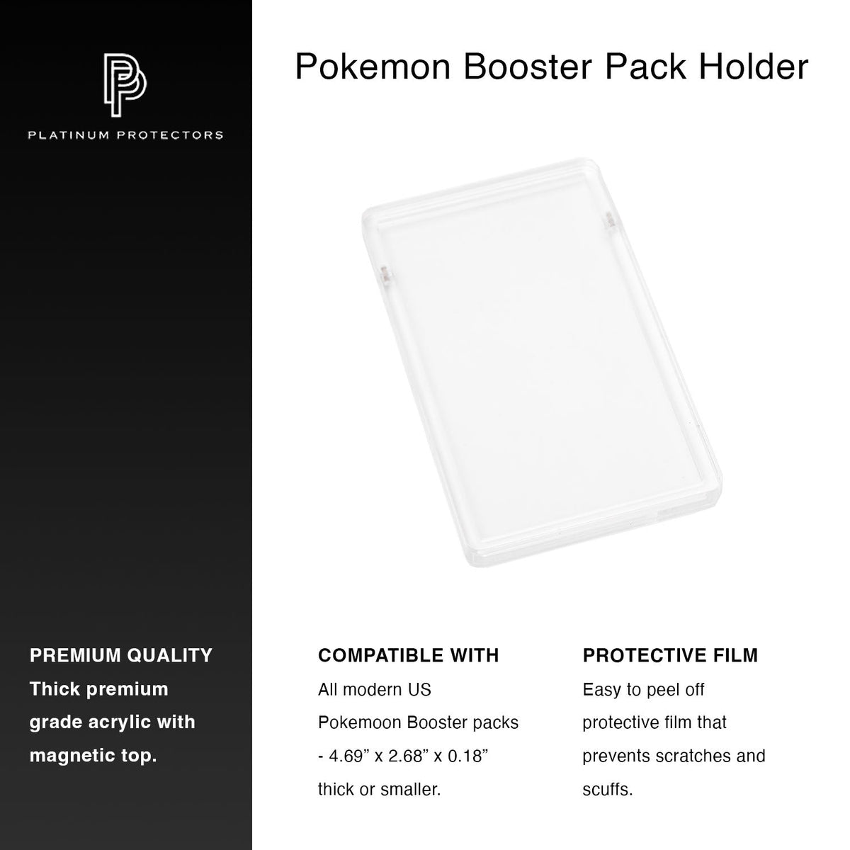 Pokémon Booster Pack Acrylic Case
