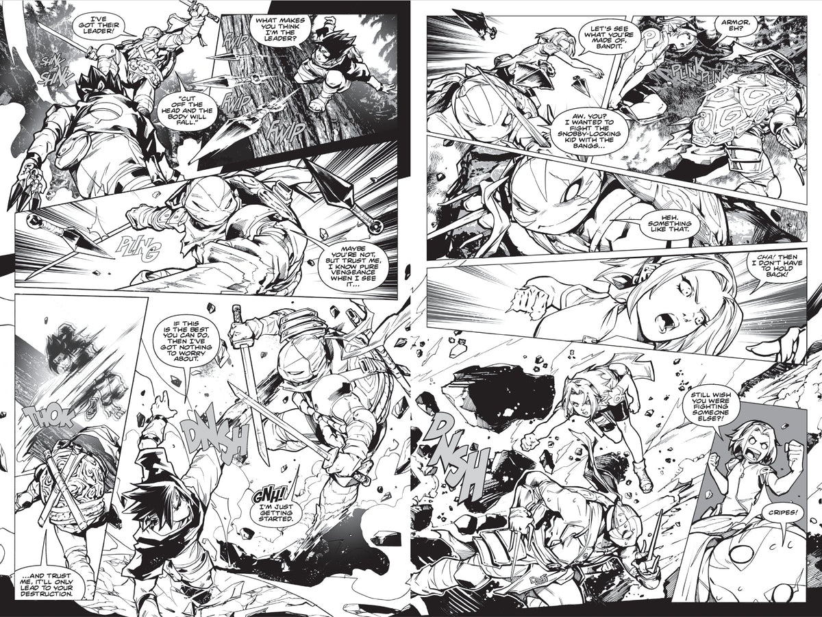 Naruto x Teenage Mutant Ninja Turtles--Manga Style Edition
