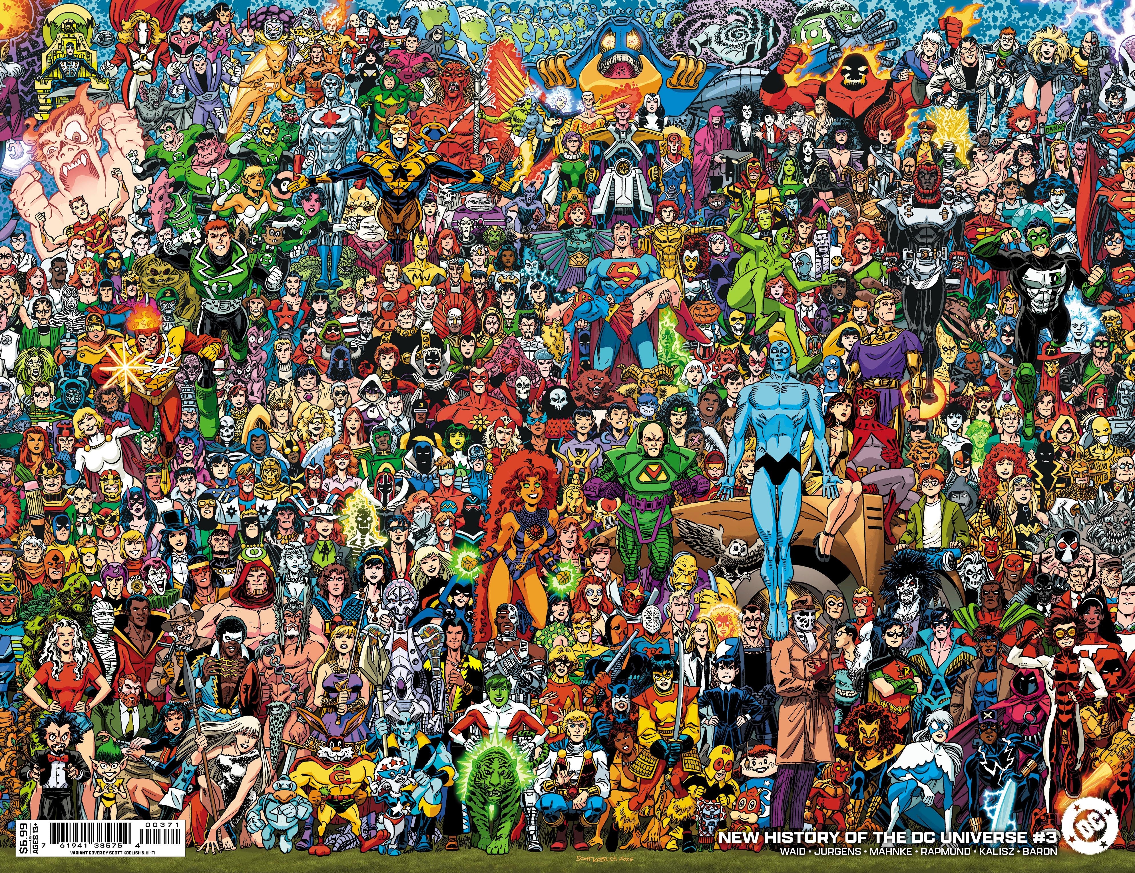 New History Of The Dc Universe #3 (Of 4) D Scott Koblish Legacy Variant (09/10/2025) Dc