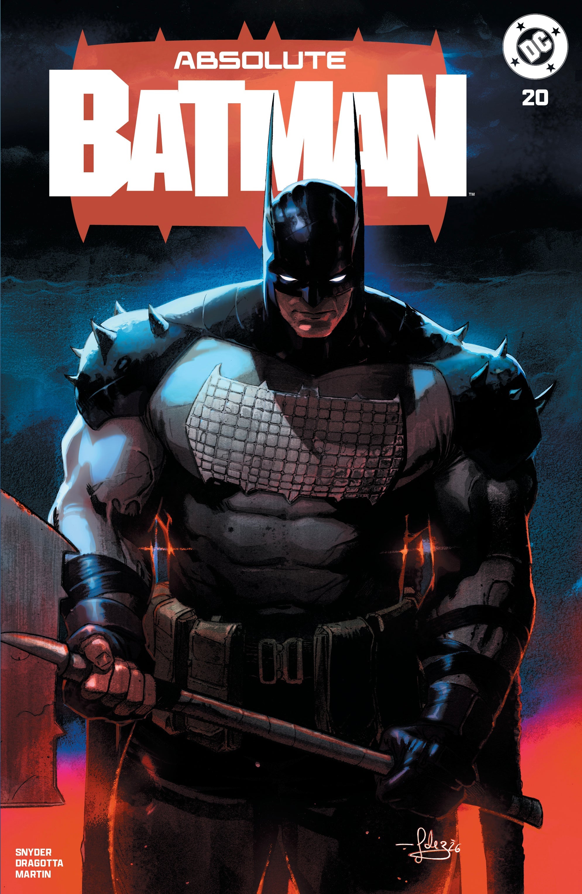 ABSOLUTE BATMAN #20 - JAVIER FERNANDEZ TRADE VARIANT KNIGHT OF COMICS EXCLUSIVE LTD 3000 - Preorder