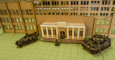 28mm Ruined Tank Factory - 28MMDF170