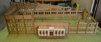 28mm Ruined Tank Factory - 28MMDF170