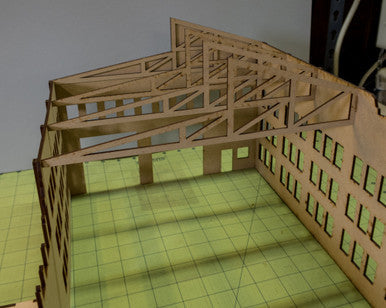 28mm Ruined Tank Factory - 28MMDF170