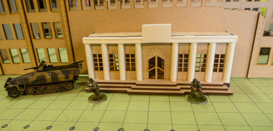 28mm Ruined Tank Factory - 28MMDF170