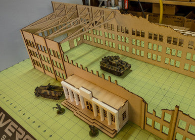 28mm Ruined Tank Factory - 28MMDF170