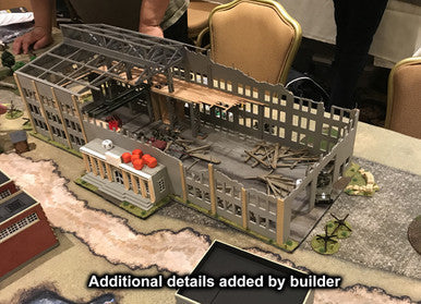 28mm Ruined Tank Factory - 28MMDF170