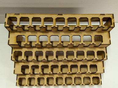 Wall Mount Paint Rack - Testors Square Enamels