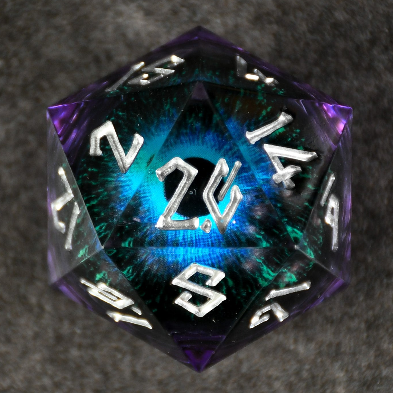 The Omnipotent Liquid Core (Purple/Silver) 30mm D20
