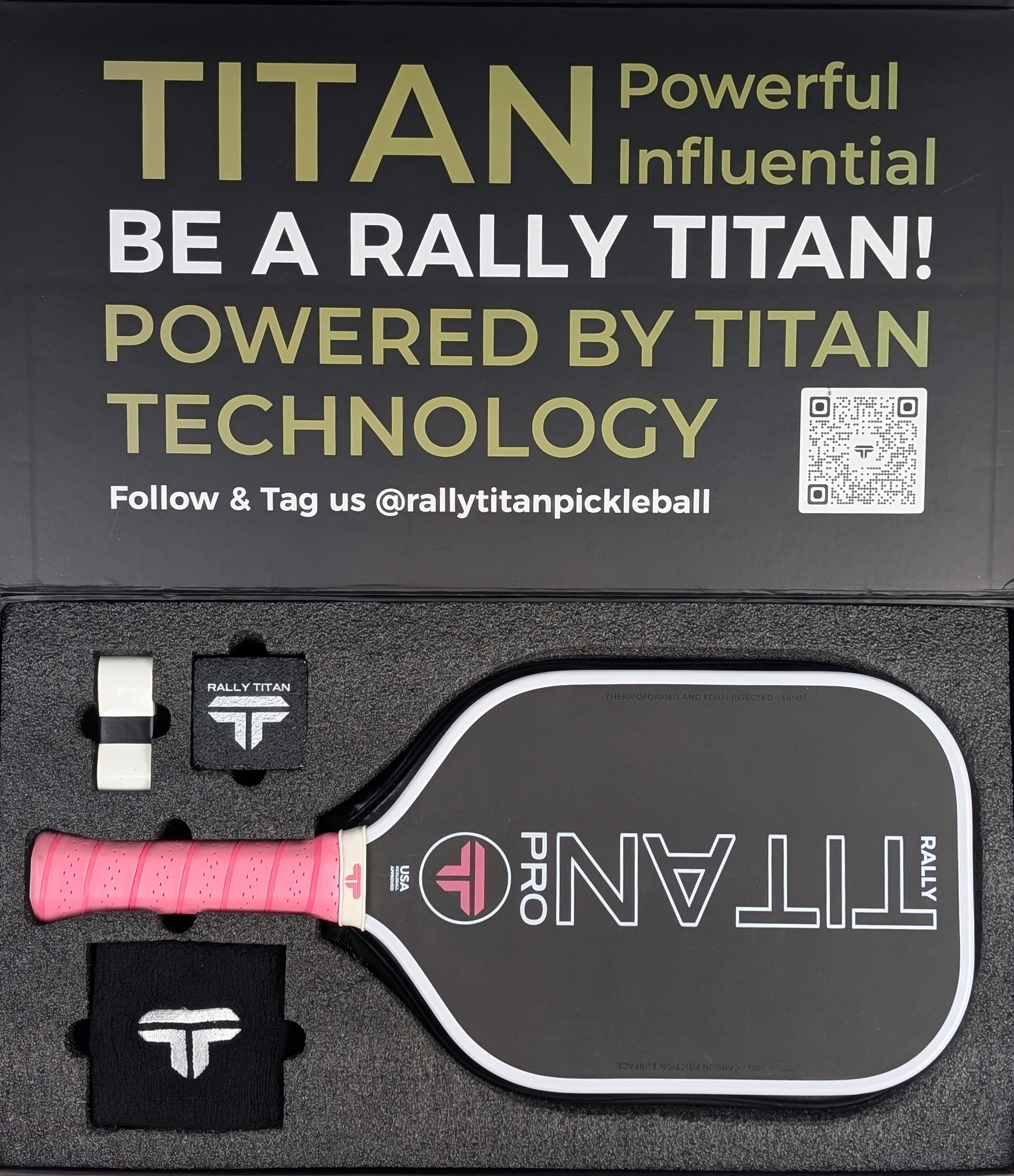Titan Pro 16MM | Thermoformed Unibody Construction | Foam Injected Walls | T700 Titan Carbon Friction Surface | White with Pink Accents