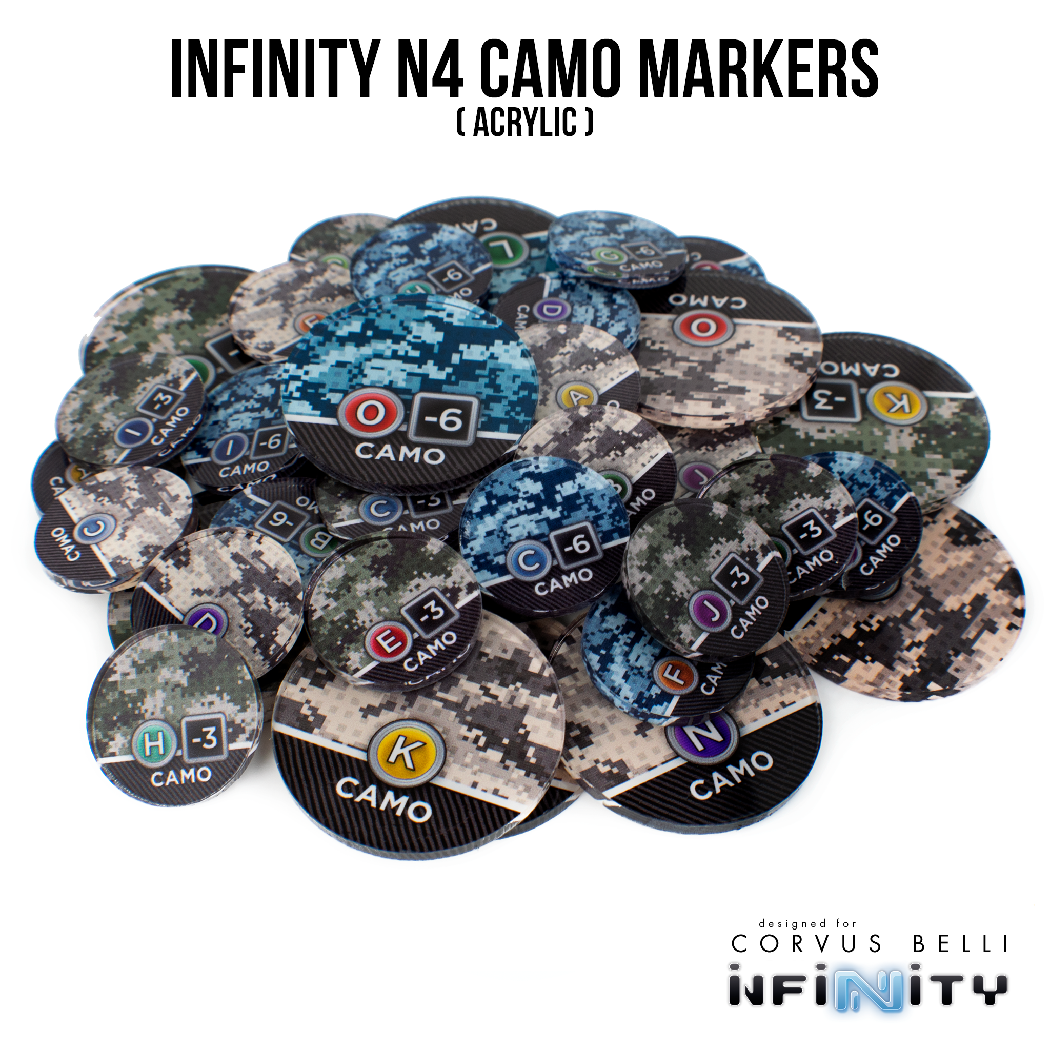 N4 Acrylic Camo Markers