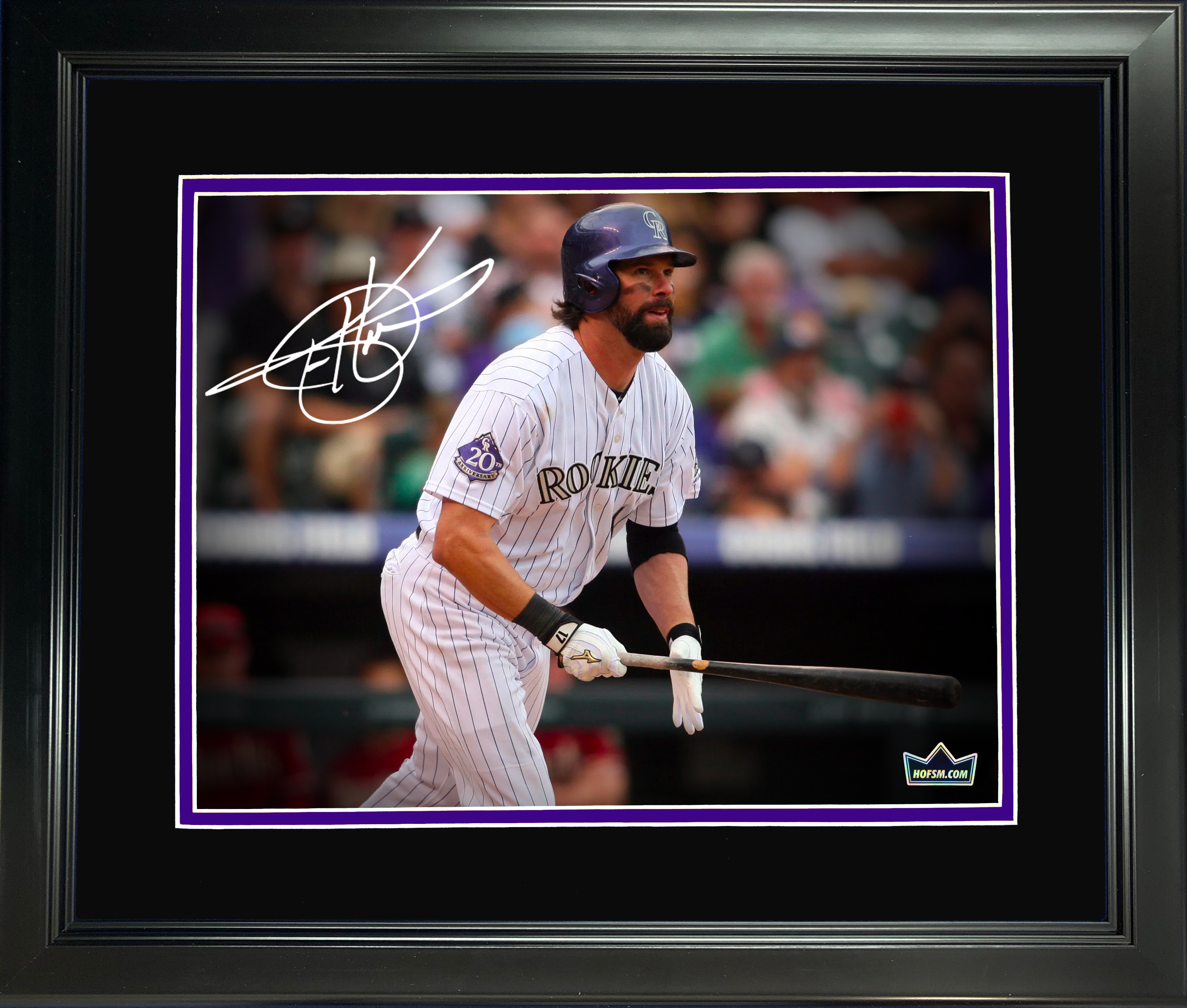 Framed Todd Helton Colorado Rockies Facsimile Laser Engraved Signature Auto 11"x14" Baseball Photo HOFSM Holo