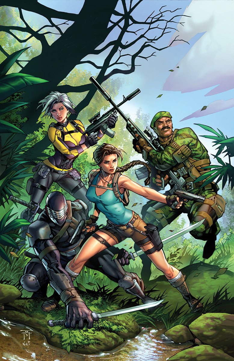 GI JOE A REAL AMERICAN HERO TOMB RAIDER #1 RANDY GREEN NYCC EXCLUSIVE VIRGIN VAR (10/28/2026)