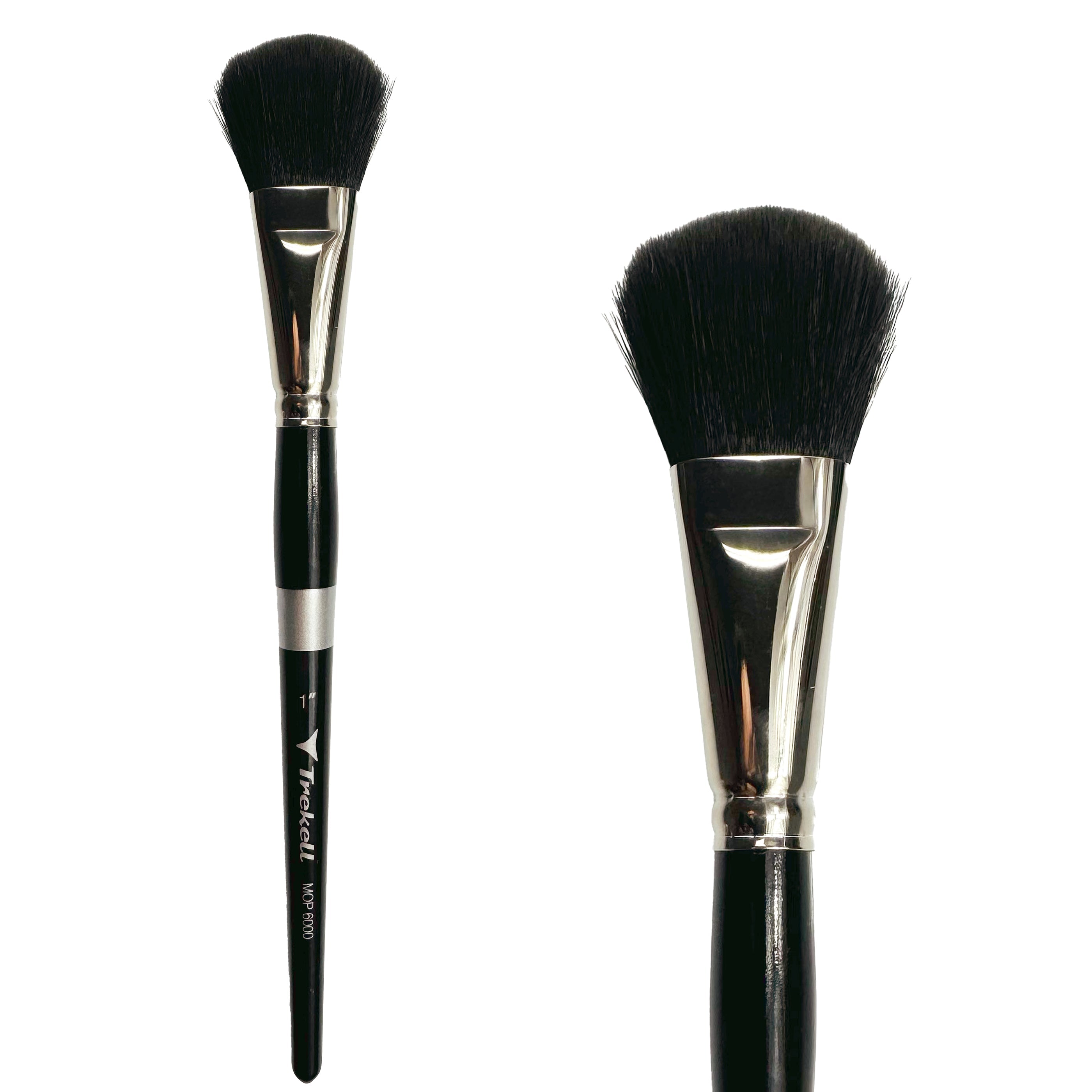 Trekell Mop Short Handle Artist Brush - Size 1" Oval Mop