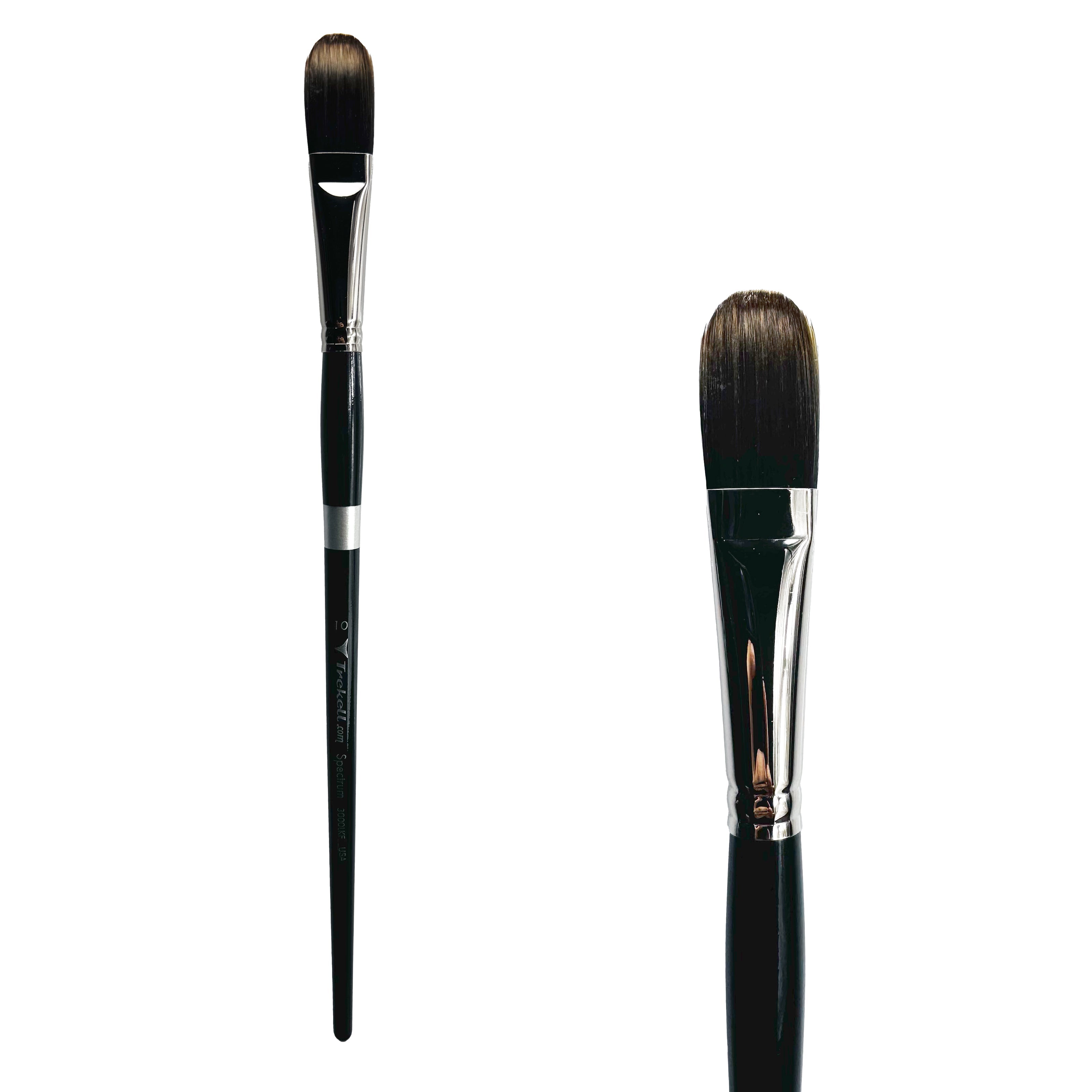 Trekell Spectrum Long Handle Artist Brush - Size #10 Long Filbert