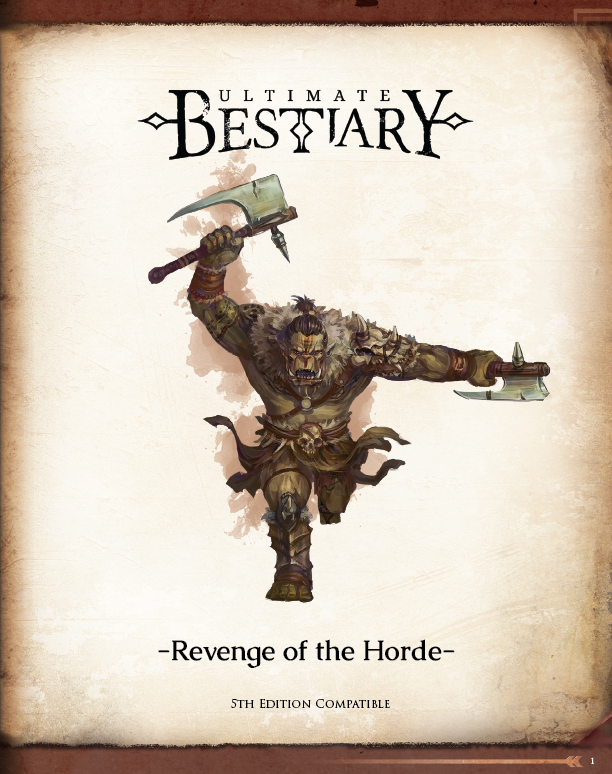 Ultimate Bestiary: Revenge of the Horde Hardcover (5E)