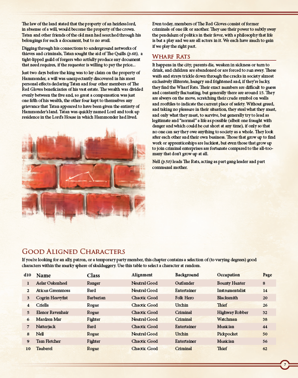 Ultimate NPCs: Skulduggery Hardcover (5E)