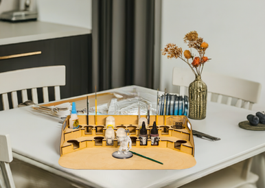 Painting Station Assembled - 34mm for GW, Citadel, Model Master, etc