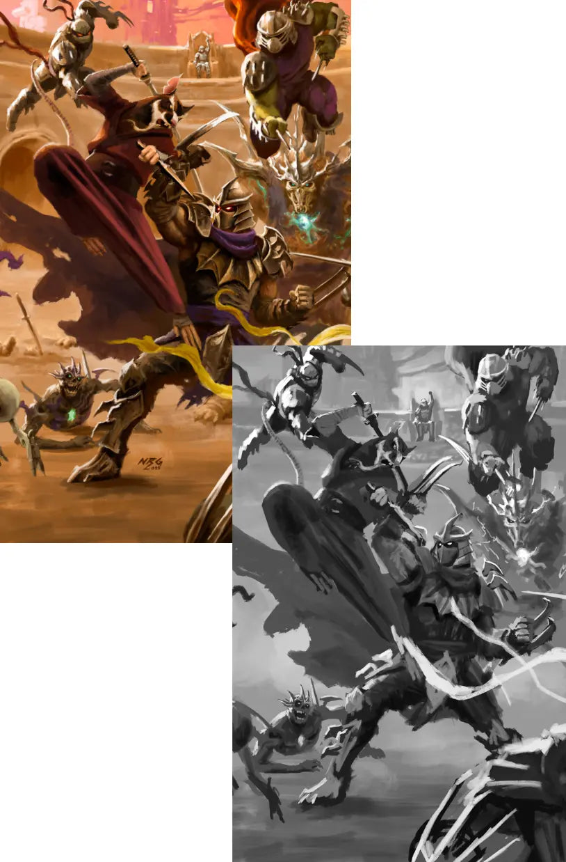 TMNT: Battle Nexus #3 Virgin - ECC NRG Exclusive (01/21/26) - SHIPS JANUARY