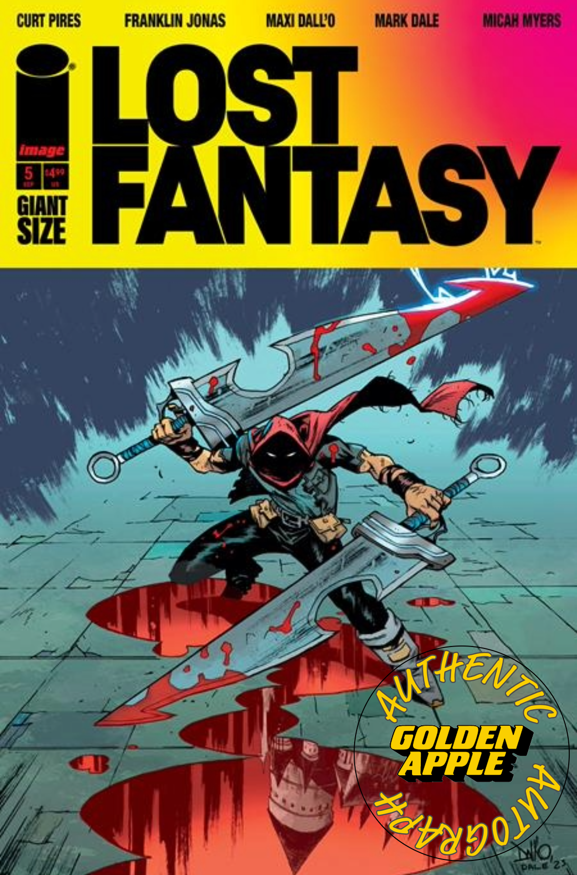 Lost Fantasy #5 A Maxi Dallo SIGNED Franklin Jonas Brothers (11/19/2025) Image