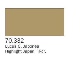 Vallejo 332 17ml Bottle Highlight Japanese Tankcrew Panzer Aces (6/Bx)