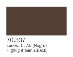 Vallejo 337 17ml Bottle Highlight German Tankcrew (Black) Panzer Aces (6/Bx)