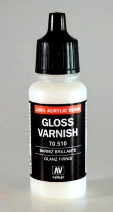 Vallejo 510 18ml Bottle Gloss Varnish (6/Bx)