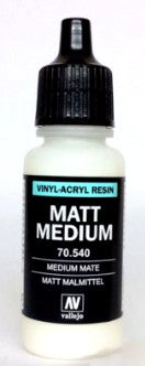Vallejo 540 18ml Bottle Matte Medium (6/Bx)