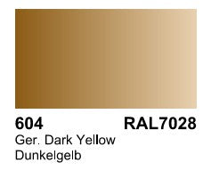 Vallejo 70604 18ml Bottle German Dark Yellow RAL 7028 Surface Primer (6/Bx)