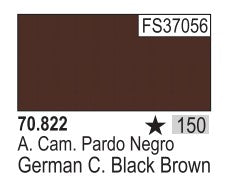Vallejo 822 17ml Bottle German Camouflage Black Brown Model Color (6/Bx)
