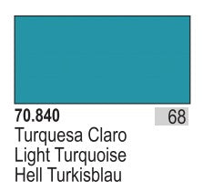 Vallejo 840 17ml Bottle Light Turquoise Model Color (6/Bx)