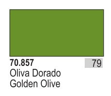 Vallejo 857 17ml Bottle Golden Olive Model Color (6/Bx)