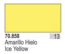 Vallejo 858 17ml Bottle Ice Yellow Model Color (6/Bx)