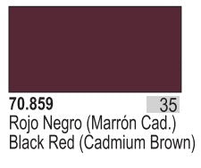 Vallejo 859 17ml Bottle Black Red Model Color (6/Bx)