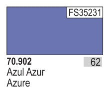 Vallejo 902 17ml Bottle Azure Blue Model Color (6/Bx)