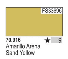 Vallejo 916 17ml Bottle Sand Yellow Model Color (6/Bx)