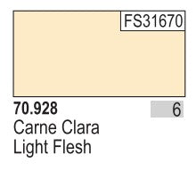 Vallejo 928 17ml Bottle Light Flesh Model Color (6/Bx)