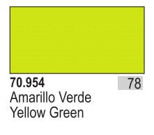 Vallejo 954 17ml Bottle Yellow Green Model Color (6/Bx)