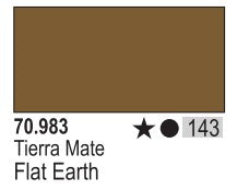 Vallejo 983 17ml Bottle Flat Earth Model Color (6/Bx)