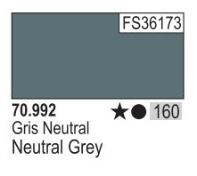 Vallejo 992 17ml Bottle Neutral Grey Model Color (6/Bx)