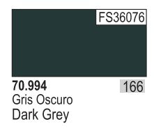 Vallejo 994 17ml Bottle Dark Grey Model Color (6/Bx)