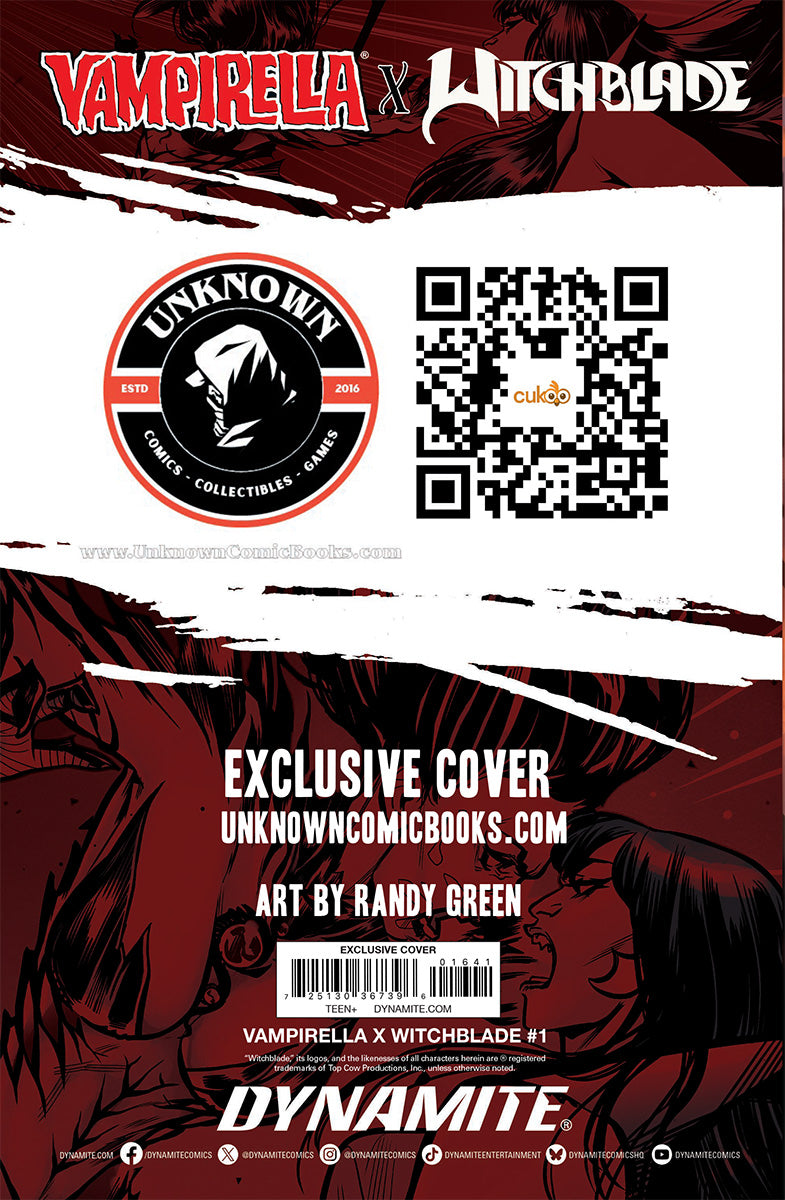 VAMPIRELLA X WITCHBLADE SPECIAL #1 RANDY GREEN EXCLUSIVE VAR (09/15/2026)