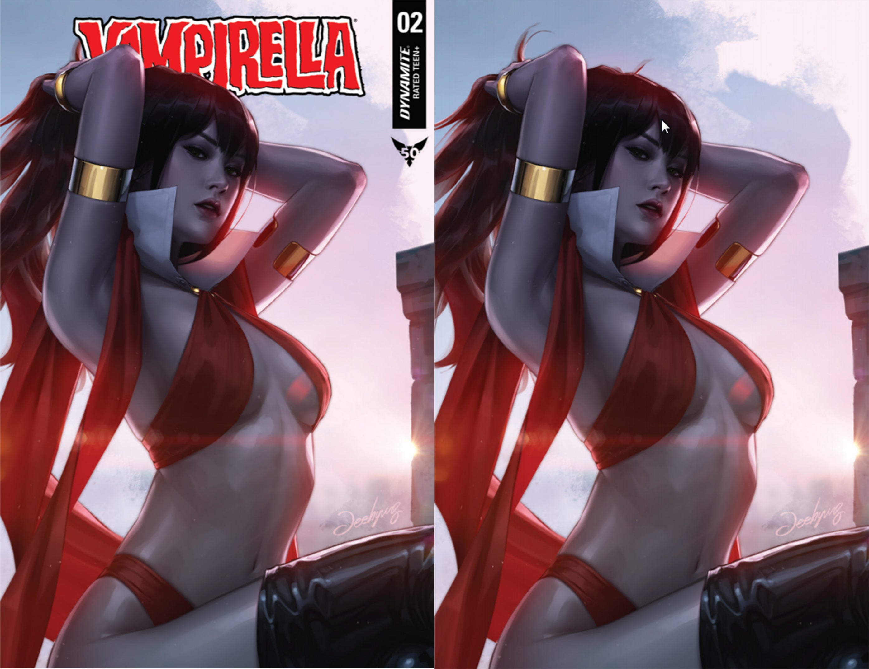 VAMPIRELLA #2 Jeehyung Lee Variant Trade + Virgin Options (08/21/2019) DYNAMITE