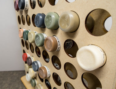 Vertical Paint Rack - 26mm, For Vallejo and Army Painter Style Dropper Bottles