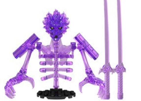 Purple Spirit Armor Warrior Custom Minifig