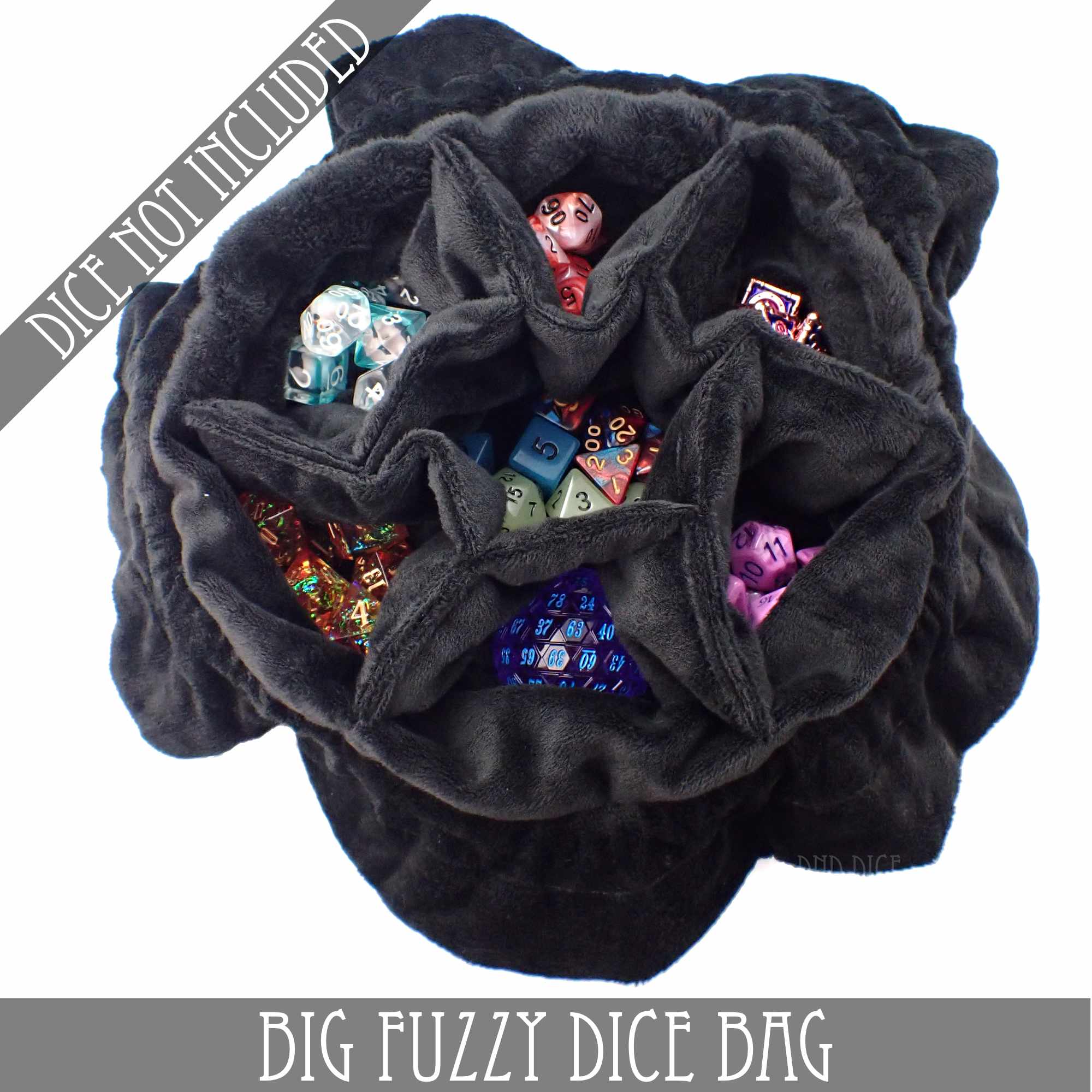 Big Fuzzy Dice Bag (6 Colors)