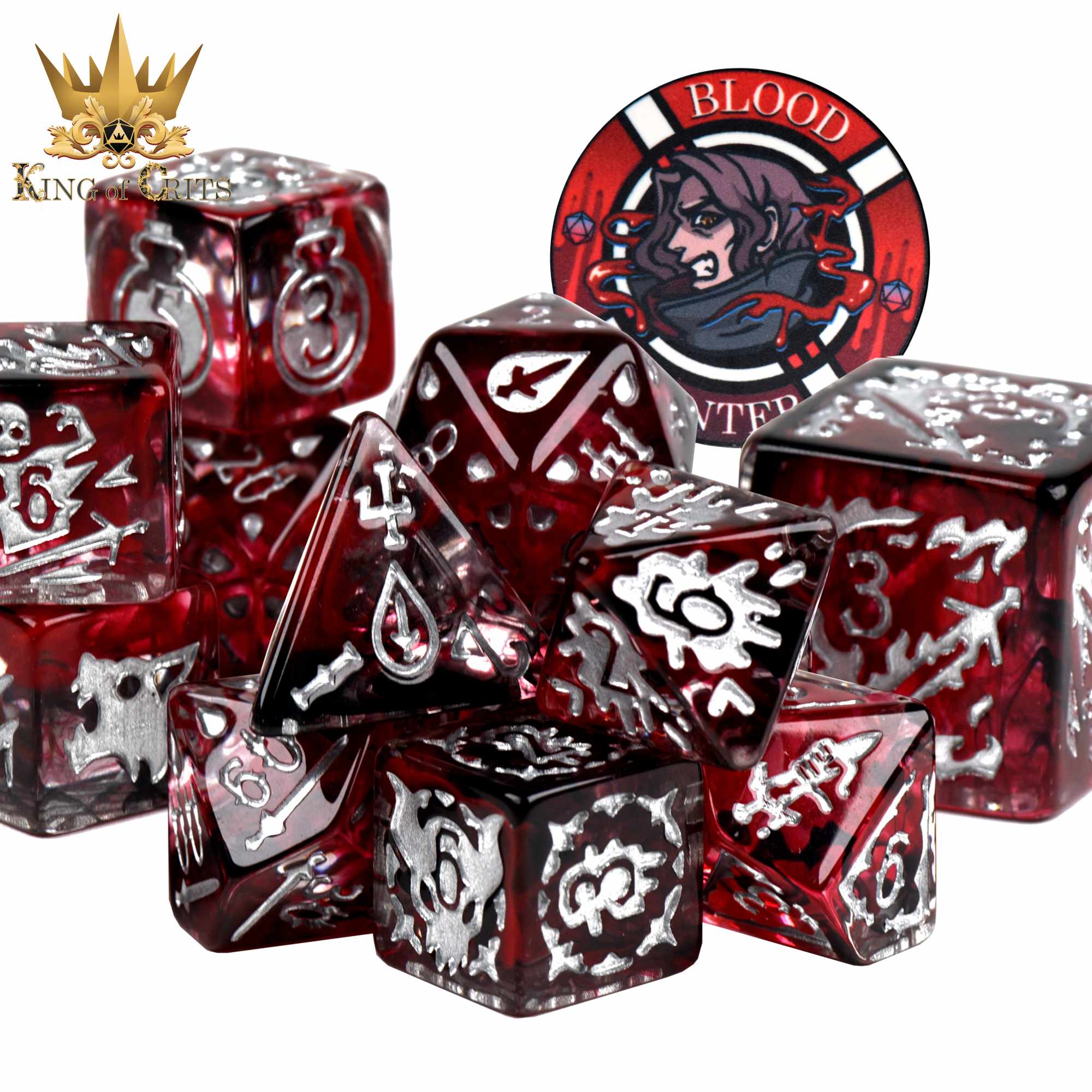 Blood Hunter 12 Dice Set